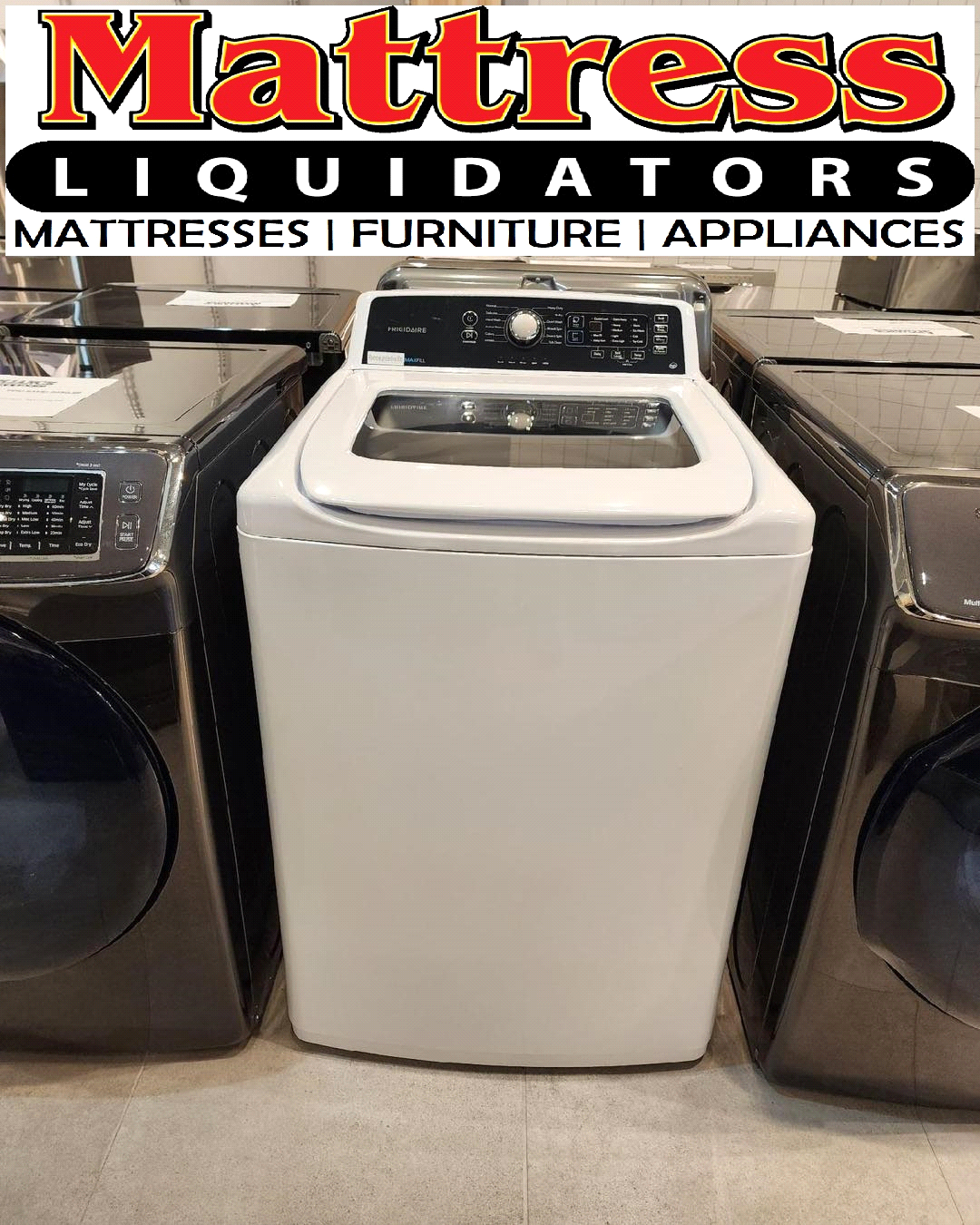 Mattress Liquidators- Washer sale thru August 6th! icon