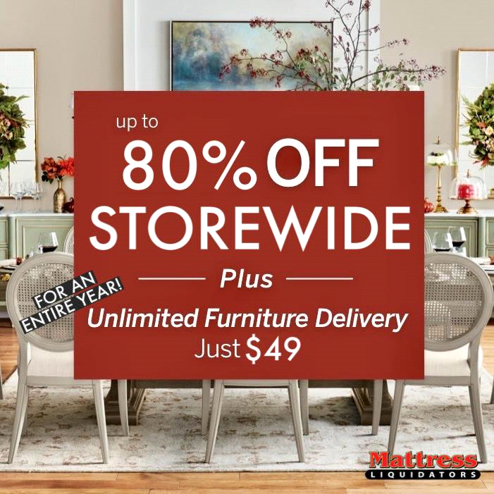 Mattress Liquidators 80% off Storewide Sale icon