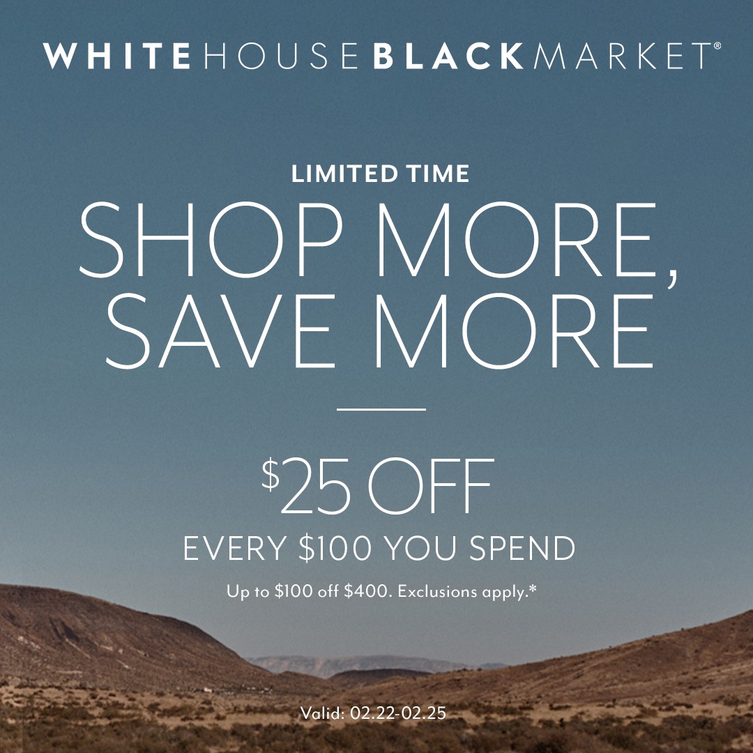 Shop More, Save More Sale at White House Black Market icon