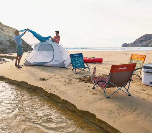 Warm weather camping gear and supplies at Eddie Bauer icon