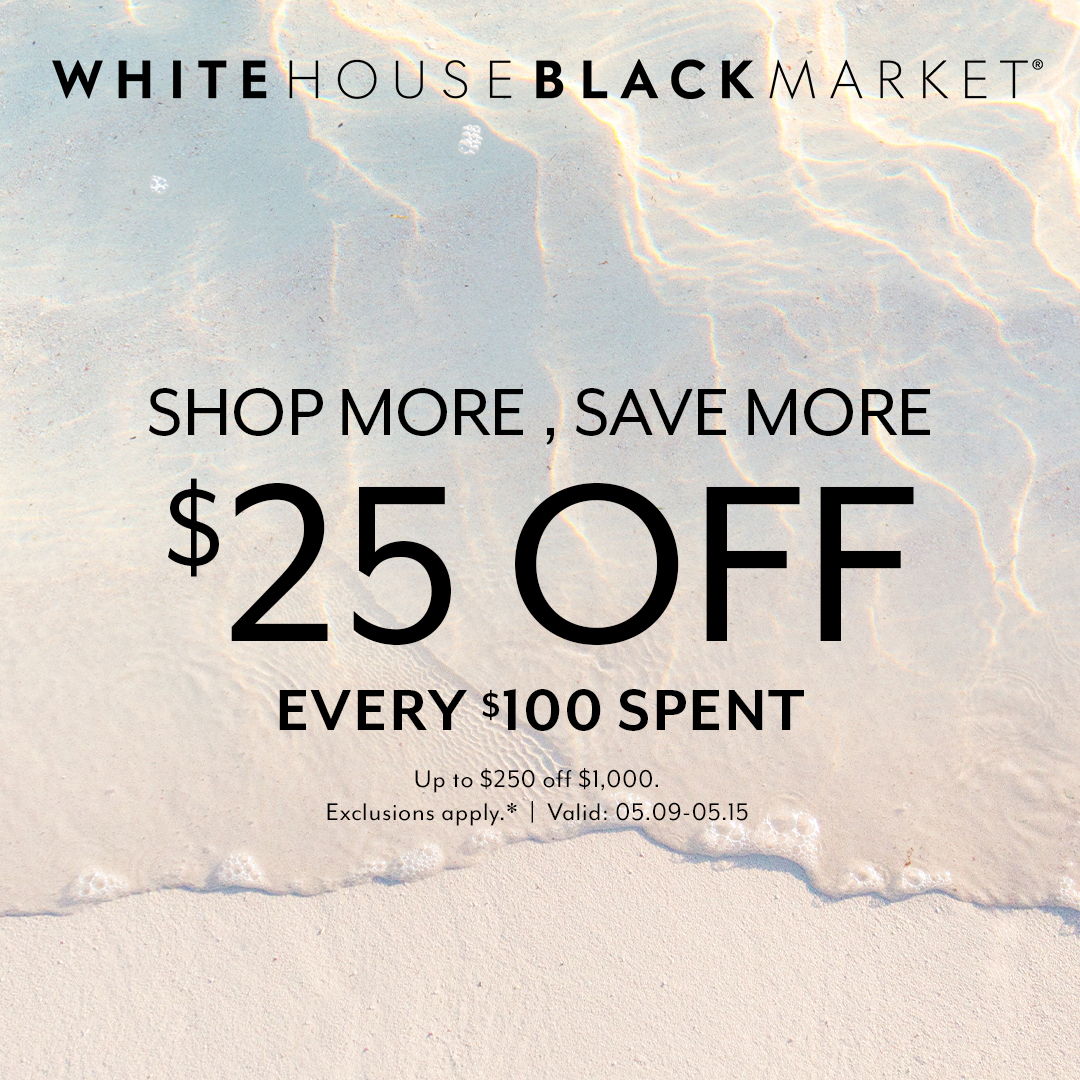 White House Black Market BUY MORE, SAVE MORE EVENT icon