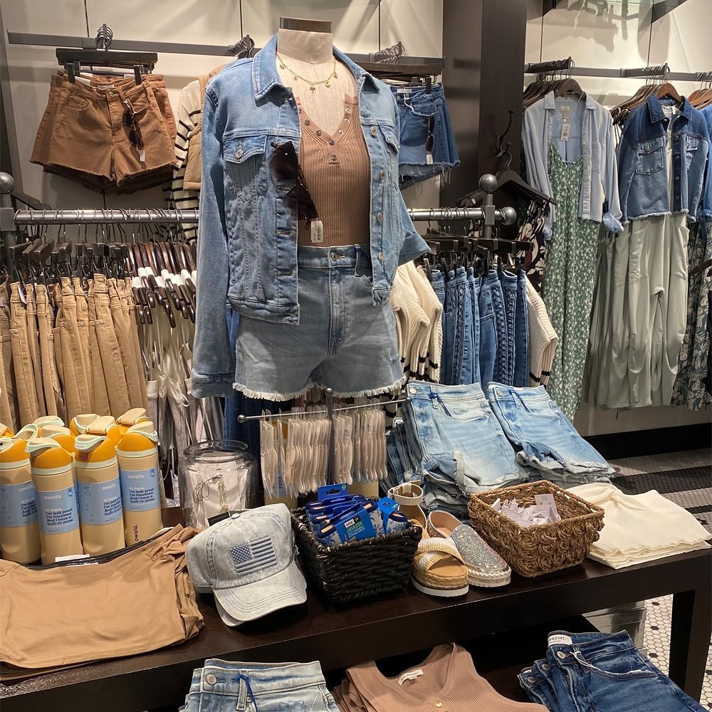 DRY GOODS Dry Good denim display