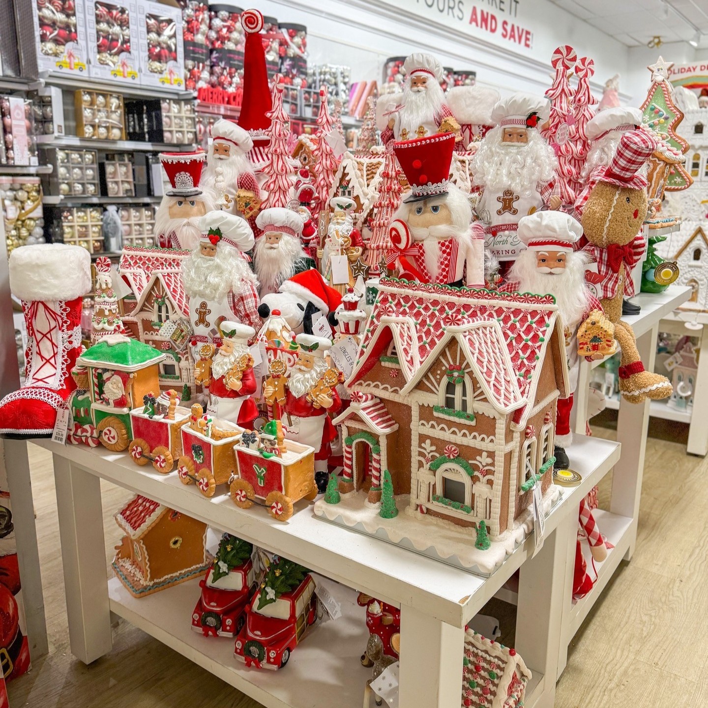 Christmas decorations from HomeGoods
