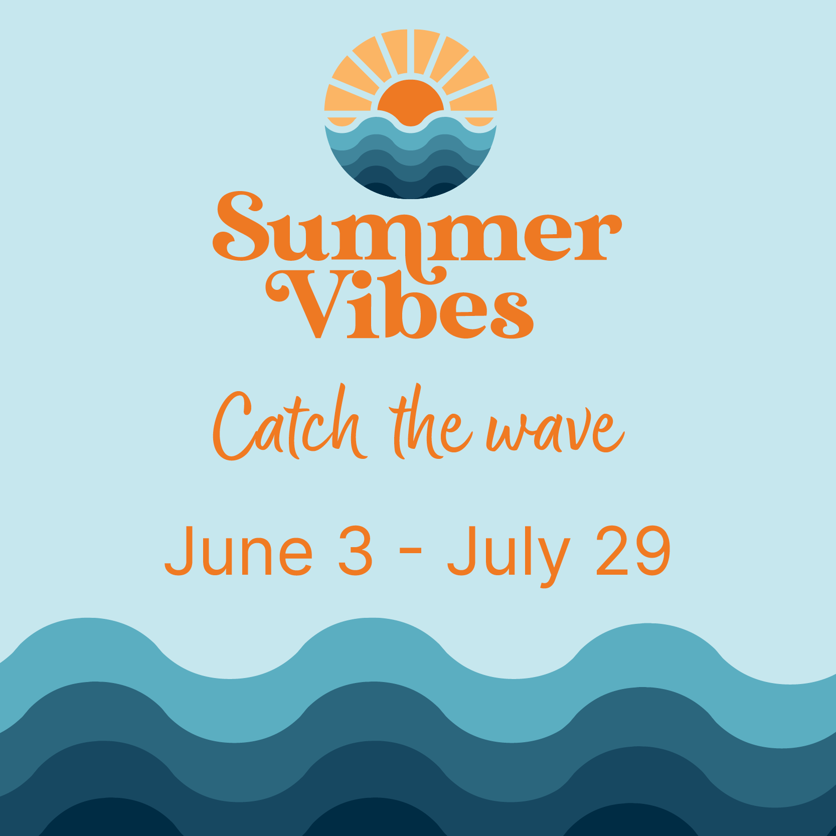 Summer Vibes Catch the Wave